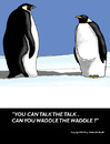 Cartoon: Penguin confrontation (small) by perugino tagged penguins animals
