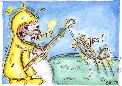 Cartoon: Mattjes (medium) by Ottos tagged sea,fish,sailor