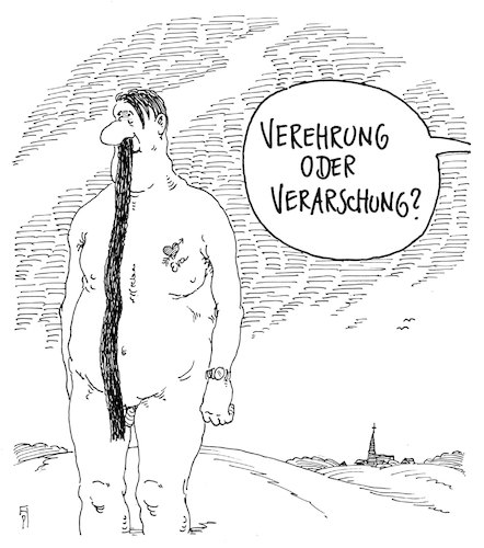 Cartoon: bartträger (medium) by Andreas Prüstel tagged hitlerbärtchen,verehrung,verarschung,cartoon,karikatur,andreas,pruestel,hitlerbärtchen,verehrung,verarschung,cartoon,karikatur,andreas,pruestel