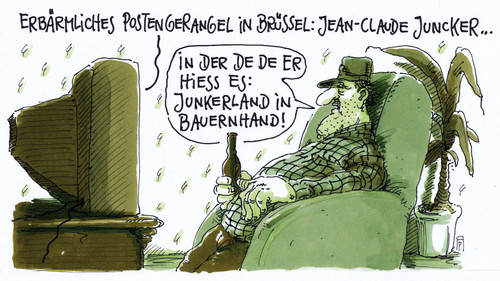 Cartoon: brüsseler posten (medium) by Andreas Prüstel tagged eu,kommissionspräsident,europa,europaparlament,jean,claude,juncker,ddr,bauern,bodenreform,junker,junkerland,großgrundbesitzer,cartoon,karikatur,andreas,pruestel,eu,kommissionspräsident,europa,europaparlament,jean,claude,juncker,ddr,bauern,bodenreform,junker,junkerland,großgrundbesitzer,cartoon,karikatur,andreas,pruestel