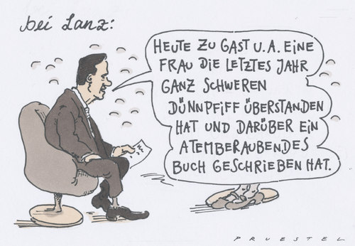 Cartoon: dünnpfiff (medium) by Andreas Prüstel tagged lanz,beilanz,tv,talkshow,dünnpfiff,lanz,beilanz,tv,talkshow,fernsehen