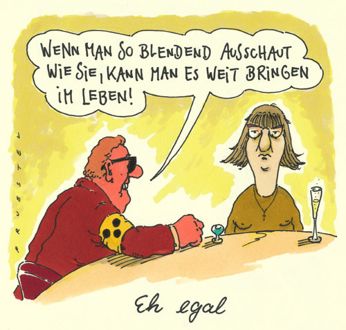 Cartoon: eh egal (medium) by Andreas Prüstel tagged blind,blinder,blindenbinde,anbaggern,schleimer,blind,blinder,blindenbinde,anbaggern,schleimer,liebe,date