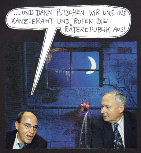 Cartoon: idee (medium) by Andreas Prüstel tagged die,linke