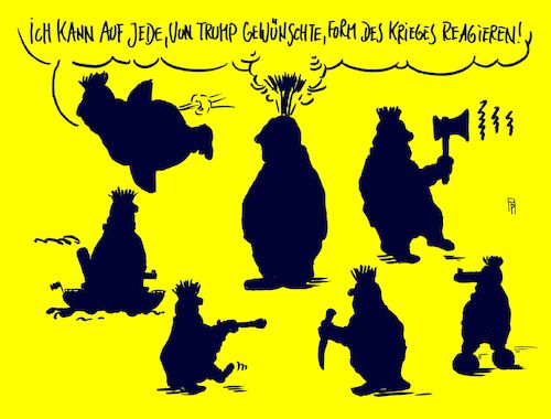 Cartoon: kim kann (medium) by Andreas Prüstel tagged usa,nordkorea,trump,kim,jong,un,kriegsrhetorik,kriesdrohungen,atomwaffen,cartoon,karikatur,andreas,pruestel,usa,nordkorea,trump,kim,jong,un,kriegsrhetorik,kriesdrohungen,atomwaffen,cartoon,karikatur,andreas,pruestel