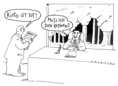 Cartoon: kioto (medium) by Andreas Prüstel tagged kiotoprotokoll,klimaschutzverpflichtungen,co2emissionen,industrieländer,kiotoprotokoll,klimaschutzverpflichtungen,co2 emissionen,industrieländer,co2,emissionen