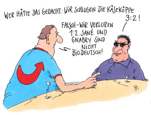 Cartoon: korrigierter sieg (medium) by Andreas Prüstel tagged fussball,em,qualifikation,niederlande,deutschland,nationalmannschaft,spieler,migrationshintergrund,afd,biodeutsch,cartoon,karikatur,andreas,pruestel,fussball,em,qualifikation,niederlande,deutschland,nationalmannschaft,spieler,migrationshintergrund,afd,biodeutsch,cartoon,karikatur,andreas,pruestel