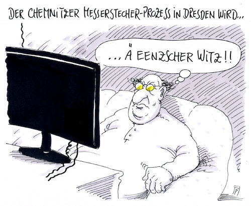 Cartoon: messerstecherprozess (medium) by Andreas Prüstel tagged sachsen,messerstecherprozess,chemnitz,dresden,gericht,neutralität,zweifel,laienrichter,cartoon,karikatur,andreas,pruestel,sachsen,messerstecherprozess,chemnitz,dresden,gericht,neutralität,zweifel,laienrichter,cartoon,karikatur,andreas,pruestel