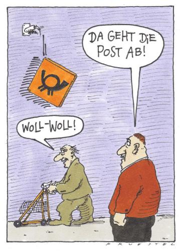 Cartoon: Post (medium) by Andreas Prüstel tagged post