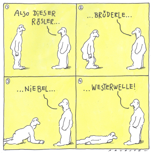Cartoon: quartett des grauens (medium) by Andreas Prüstel tagged fdp,minister,fdp,minister,rösler,westerwelle,quartett