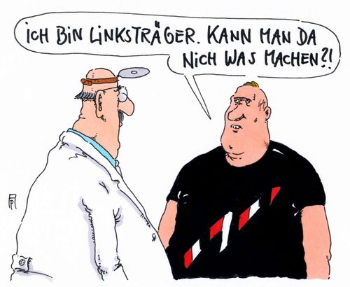 Cartoon: schwanzlage (medium) by Andreas Prüstel tagged penislage,linksträger,rechtsradikal,arzt,patient,cartoon,karikatur,andreas,pruestel,penis,penislage,linksträger,rechtsradikal,arzt,patient,cartoon,karikatur,andreas,pruestel