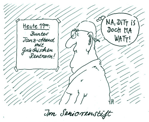 Cartoon: tanzabend (medium) by Andreas Prüstel tagged griechenland,schuldenkrise,rentner,senioren,seniorenstift,tanzabend,bunter,abend,cartoon,karikatur,andreas,pruestel,griechenland,schuldenkrise,rentner,senioren,seniorenstift,tanzabend,bunter,abend,cartoon,karikatur,andreas,pruestel