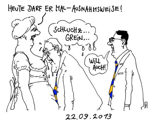 Cartoon: tschüsikowski fdp (medium) by Andreas Prüstel tagged karikatur,cartoon,brüderle,rösler,wahlergebnis,fdp,bundestagswahl,andreas,pruestel,bundestagswahl,fdp,wahlergebnis,rösler,brüderle,cartoon,karikatur,andreas,pruestel