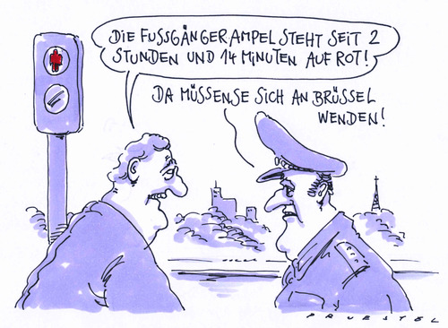 Cartoon: überall brüssel (medium) by Andreas Prüstel tagged entscheidungshoheit,deutschland,brüssel,eu,eu,brüssel,deutschland,entscheidungshoheit