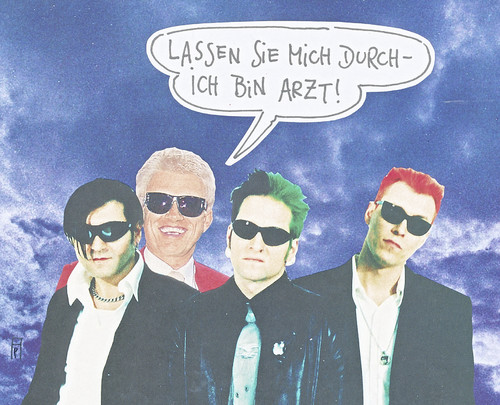 Cartoon: volksmusik (medium) by Andreas Prüstel tagged heino,die,ärzte,coverversionen,punk,heino,die,ärzte,coverversionen,punk