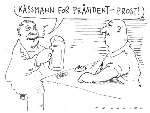 Cartoon: vorschlag (medium) by Andreas Prüstel tagged bundespräsidentenrücktritt,kässmann,kneipe,kässmann,kneipe,bundespräsident,rücktritt,horst köhler,nachfolger,horst,köhler