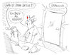 Cartoon: bamfig (small) by Andreas Prüstel tagged bamf,bamfaffäre,krampf,cartoon,karikatur,andreas,pruestel