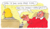 Cartoon: castro (small) by Andreas Prüstel tagged fidel,castro,kuba,opa,alter,gesundheit,rauchen,zigarre,cartoon,karikatur,andreas,pruestel