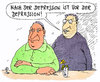 Cartoon: depri (small) by Andreas Prüstel tagged depression,depressionen,cartoon,karikatur,andreas,pruestel