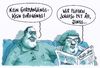 Cartoon: dings (small) by Andreas Prüstel tagged fluggesellschaften,streiks,eurowings,germanwings,cartoon,karikatur,andreas,pruestel