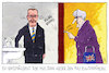Cartoon: donald und theresa (small) by Andreas Prüstel tagged brexit,eu,ratspräsident,donald,tusk,theresa,may,cartoon,karikatur,andreas,pruestel