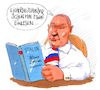 Cartoon: einlesen (small) by Andreas Prüstel tagged russland,ukraine,konflikt,kriegsgefahr,putin,stalin,cartoon,karikatur,andreas,pruestel