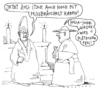 Cartoon: erzbischof z. (small) by Andreas Prüstel tagged erzbischof,zollitsch,duldung,mißbrauch,katholischekirche