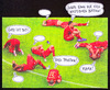 Cartoon: FC Bayern 20.05.2012 (small) by Andreas Prüstel tagged fcbayern,campionsleague,endspiel,münchen,niederlage