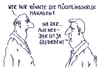 Cartoon: flüchtlingsmanagment (small) by Andreas Prüstel tagged flüchtlingspolitik,managment,helmut,schmidt,cartoon,karikatur,andreas,pruestel
