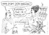 Cartoon: haarausfall (small) by Andreas Prüstel tagged apotheke,apothekerin,kunde,haarauasfall