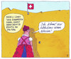 Cartoon: heidi schweiz (small) by Andreas Prüstel tagged schweiz,referendum,einwanderungsbeschränkung,zuwanderung,heidi,schweizer,käse,cartoon,karikatur,andreas,pruestel