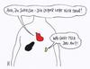 Cartoon: ignoranz (small) by Andreas Prüstel tagged ignoranz,desinteresse,menschliche,organe,herz,leber,milz,cartoon,karikatur,andreas,pruestel