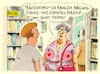 Cartoon: im buchladen (small) by Andreas Prüstel tagged buchladen,buchkauf,schund,und,schmutzliteratur,cartoon,karikatur,andreas,pruestel