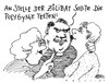 Cartoon: kirche modern (small) by Andreas Prüstel tagged zölibat,katholischekirche,priester,vielweiberei,polygynie