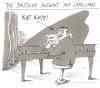 Cartoon: lang kurz (small) by Andreas Prüstel tagged popklassik,piano,lang