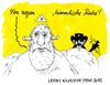 Cartoon: lemmy kilmister (small) by Andreas Prüstel tagged lemmy,kilmister,motörhead,heavy,metal,rock,and,roll,bassist,rocklegende,himmel,gott,lärm,cartoon,karikatur,andreas,pruestel
