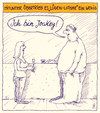 Cartoon: lügner (small) by Andreas Prüstel tagged lügen,lügner,jockey,pferdesport,cartoon,karikatur,andreas,pruestel