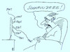 Cartoon: mautmautmautmaut (small) by Andreas Prüstel tagged maut,csu,bayern,dobrindt,seehofer,überdruß,cartoon,karikatur,andreas,pruestel