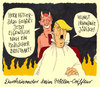 Cartoon: modisch (small) by Andreas Prüstel tagged hölle,trump,bannon,breitbart,usa,hitler,coiffeur,cartoon,karikatur,andreas,pruestel