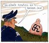 Cartoon: mutmaßlich (small) by Andreas Prüstel tagged rechtsradikale,neonazis,nazisymbole,polizei,cartoon,karikatur,andreas,pruestel
