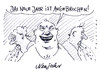 Cartoon: neujahr (small) by Andreas Prüstel tagged neujahr,nachsilvester,jahresbeginn,kater,anbrechen