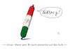 Cartoon: orban-wurst (small) by Andreas Prüstel tagged ungarn,parlamentswahlen,wahlsieg,fideszpartei,viktor,orban,nationalismus,rechtspopulismus,flüchtlingspolitik,eu,europa,salami,cartoon,karikatur,andreas,pruestel