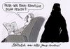 Cartoon: plötzlich (small) by Andreas Prüstel tagged pegida,lügenpresse,burka,muslima,islam,cartoon,karikatur,andreas,pruestel