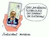 Cartoon: präsident modern (small) by Andreas Prüstel tagged türkei,erdogan,militärputsch,ansprache,türken,cartoon,karikatur,andreas,pruestel