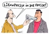 Cartoon: pressing (small) by Andreas Prüstel tagged lügenpresse,afd,pegida,besorgte,bürger,ängstliche,presse,zeitung,cartoon,karikatur,andreas,pruestel