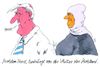 Cartoon: problematisch (small) by Andreas Prüstel tagged innenminister,seehofer,aussage,migration,muslime,muslima,merkel,cartoon,karikatur,andreas,pruestel
