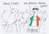 Cartoon: ramschrating (small) by Andreas Prüstel tagged ratings,ratingagenturen,staatsverschuldung,irland,moodys