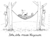 Cartoon: schlimm schlimm (small) by Andreas Prüstel tagged hartz4,debatte,leistung,gegenleistung