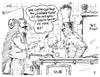 Cartoon: schöner essen (small) by Andreas Prüstel tagged restaurant,küche,koch,kochen,fachzeitschrift,chefredakteur,cartoon,collage,andreas,pruestel