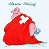 Cartoon: schweizer rohstoff (small) by Andreas Prüstel tagged schweiz,geldwirtschaft,rohstoff,banken