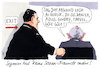Cartoon: servus (small) by Andreas Prüstel tagged sigmar,gabriel,rücktritt,außenminister,spd,schäuble,cartoon,karikatur,andreas,pruestel